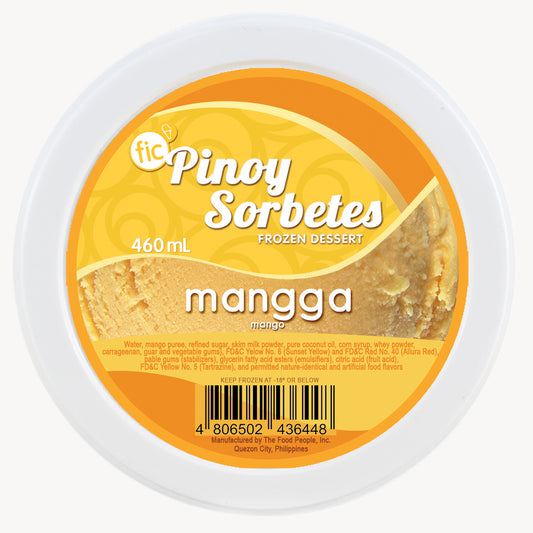 FIC Pinoy Sorbetes Frozen Dessert Mangga (Mango) 460ml