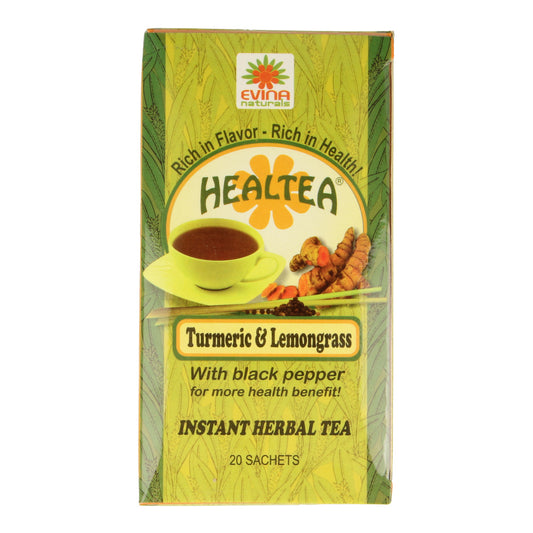 Evina Naturals Turmeric & Lemongrass Instant Herbal Tea (20 sachets) 200g