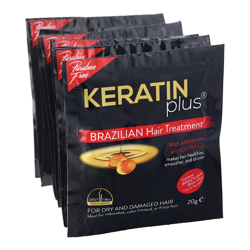 Keratin Plus Brazilian Hair Treatment with Argan Oil & Jojoba Oil 20g