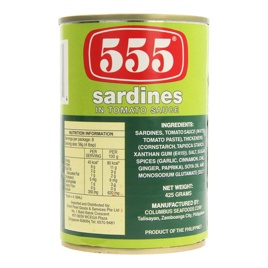 555 Sardines Tomato Sauce 425g