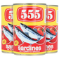555 Sardines Tomato Sauce with Chilli 425g