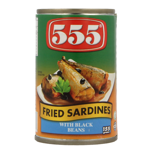 555 Fried Sardines With Black Beans (Tausi) 155g