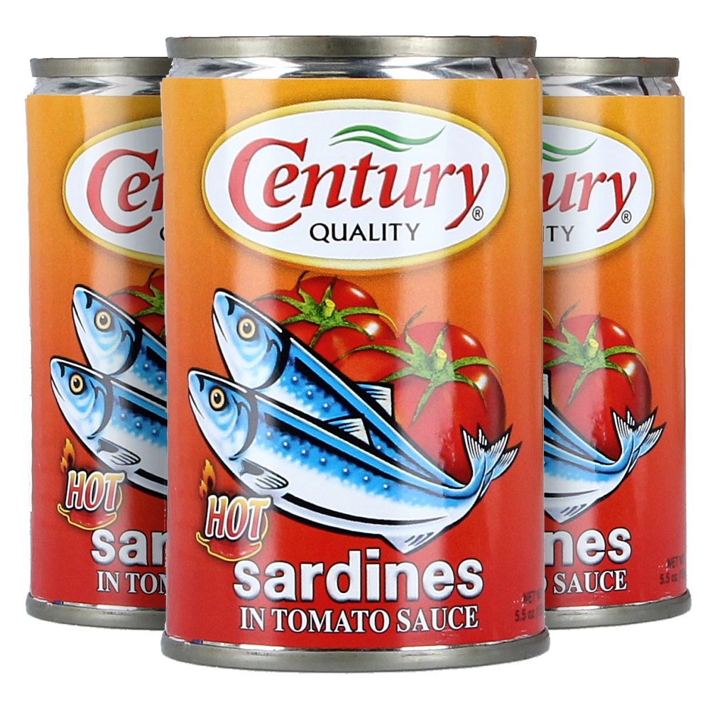 Century Sardines in Hot Tomato Sauce 155g
