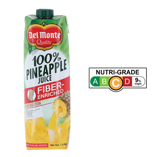 Del Monte Pineapple Juice w/ Fibre Tetra 1L