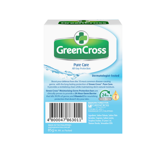 Green Cross Moist Protection Bar Pure Care 85g